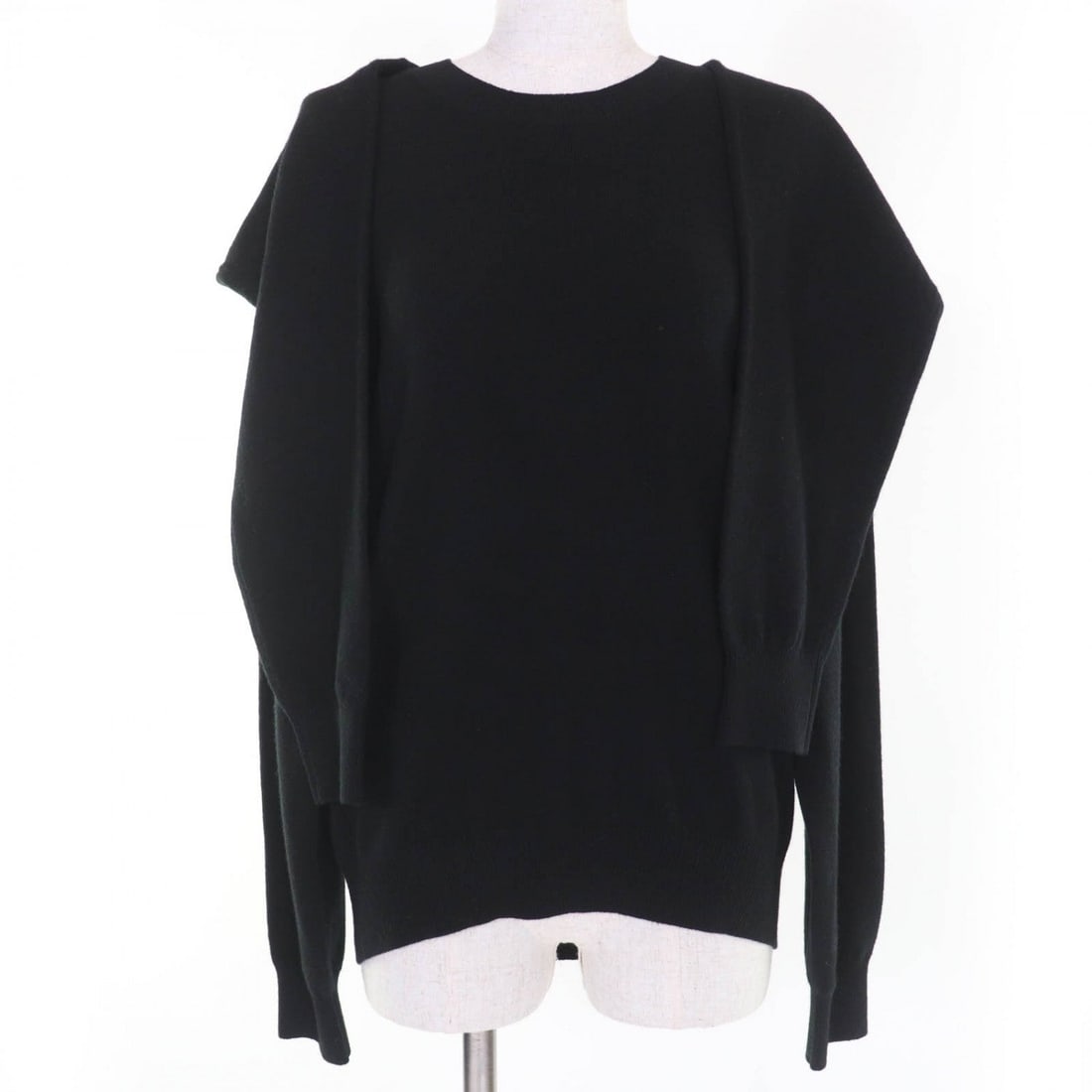 Alexander Wang Knit Wool Black Xs: Material: Wool Gender: Women Brand: Alexander Wang Item: knit Gender: Women Color: black Material: Main: 45% wool, Main: 30% viscose, Main: 25% cashmere, Part: 41% wool, Part: 27% viscose Accessories: