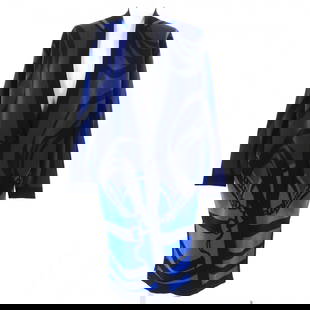 Hermes Cardigan 2H2105D2 Cashmere Blue-Black 34: Material: Cashmere Gender: Women Brand: HERMES Item: cardigan Gender: Women Color: blue-black Material: Main: 100% cashmere Accessories: None Notation Size: 34 Size: cm (approx.): Shoulder width: 58