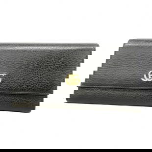 Gucci Gg Marmont Long Wallet 456116 Leather Black: Brand: Gucci Type: Long Wallet (Bi-Fold) Gender: Women Material: Leather Color: Black Size (Hxwxd): 10.5cm x 19cm x 3cm / 4.13'' x 7.48'' x 1.18'' Condition: Used (good), Traces of usage, scratches