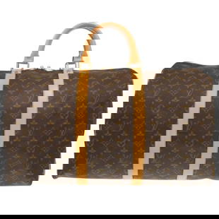 Louis Vuitton Keepall 50 Monogram M41426 Boston Bag 0753Louis Vuitton: Brand: Louis Vuitton Type: Boston Bag Material: Monogram , Canvas Color: Brown Gender: Men Size (Hxwxd): 27cm x 50cm x 22cm / 10.62'' x 19.68'' x 8.66'' Condition: Used (good), Traces of usage,