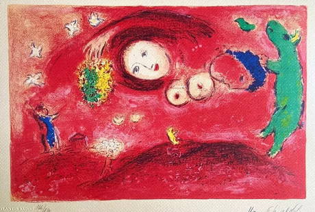 Marc Chagall Lithograph Coa Original Hand-Signed Hand-Numbered Crayon Stamp: Brand: Unbranded Product Disclaimer: Please review the full description and photos. Lithographs may be plate-signed, hand-signed, or slab-signed and can include a COA (see images); edition numbers