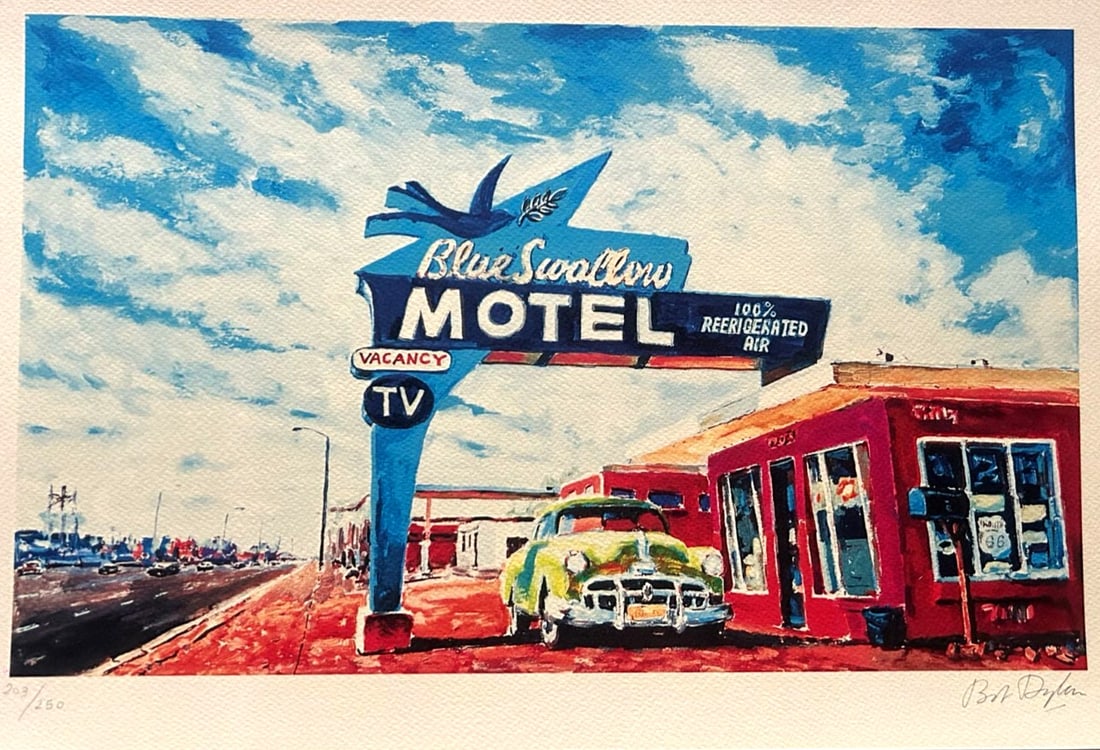 Bob Dylan Lithograph Coa Signed Op Numbered By Hand Limited 250Ex (1 of 10)