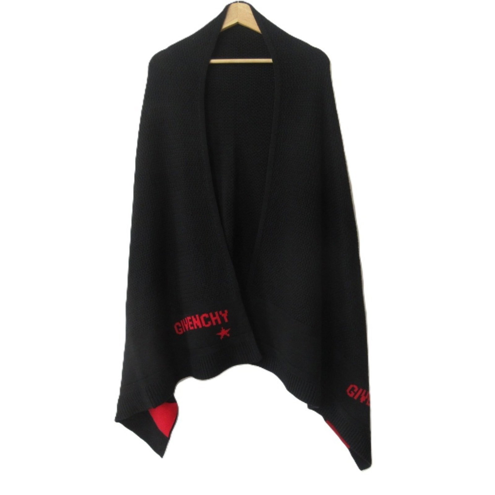 Givenchy Large Logo Knit Scarf Stole/Scarf Shawl Black X Red: Brand: Givenchy Type: Stole Gender: Men,Women Color: Black, Red Color Size (Lxw): 1.8m x 69.5cm / 70.86'' x 27.36'' Condition: Used (like new), Hardly any traces of usage nice item or refurbished item