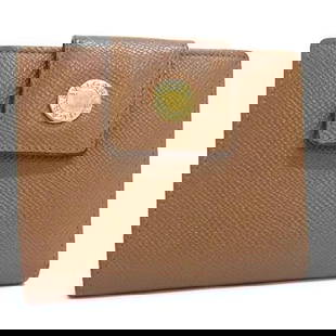Bvlgari Wallet - Brown Leather Bifold: Brand: Bvlgari Type: Wallet (Bi-Fold) Gender: Men,Women Material: Leather Color: Brown Size (Hxwxd): 9.7cm x 11.3cm x 1.5cm / 3.81'' x 4.44'' x 0.59'' Condition: Used (good), Traces of usage,