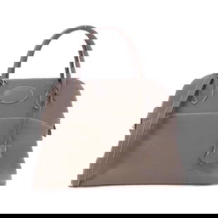 Hermes Bolide 31Cm 073419Ck Handbag: Brand: Hermes Type: Handbag Material: Taurillon Clemence Leather Color: Etoupe Gray Hardware Color: Silver Closure: Strap Inner Pocket: Open Pocket 1 Gender: Women Size (Hxwxd): 23cm x 31cm x 12cm /