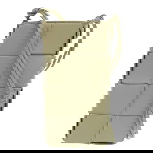 Bottegaveneta Shoulder Bag Leather Khaki Cassette Phone Pouch Women: Material: Leather Gender: Women Brand: BOTTEGAVENETA Item: Shoulder Bag Model: Cassette Phone Pouch Gender: Women Color: khaki Material: leather Accessories: storage bags Size: cm (approx.): W9.5 x