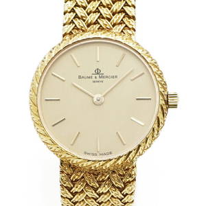 Baume & Mercier Gold Watch 166629 Dial