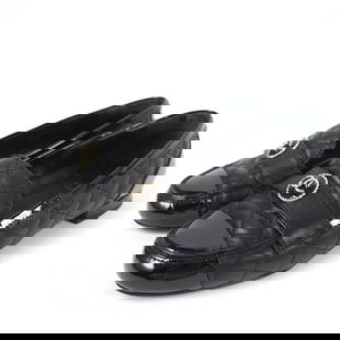 Chanel Ballet Shoes 23B G45122 Main: Material: Leather Gender: Women Brand: CHANEL Item: Ballet shoes Gender: Women Color: black Material: Main: Leather, Main: Patent leather Accessories: Box, storage bag, booklet, ribbon Notation Size: