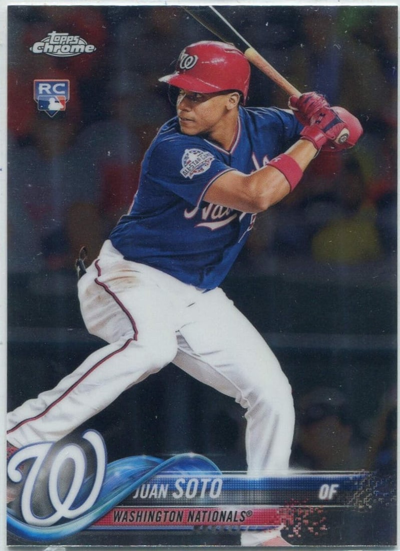 Juan Soto 2018 Topps Update Chrome Rc #Hmt55 (1 of 2)