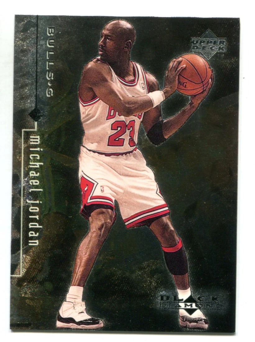Michael Jordan 1999 Upper Deck 10 Black Diamond #10 Card (1 of 2)