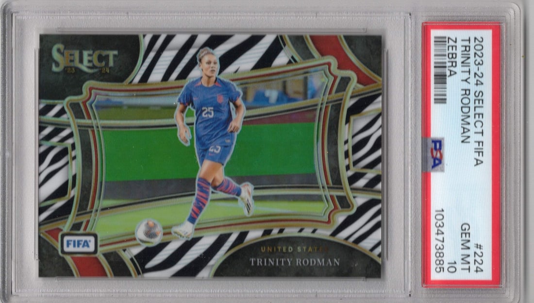 Trinity Rodman 2023-24 Select Fifa #224 Psa Gem Mt 10 Card /25: Brand: Panini Product Disclaimer: Not affiliated with any team or league. Signatures are unverified unless a certificate is stated. For inquiries, please reach out to support@seuyco.com. By registerin