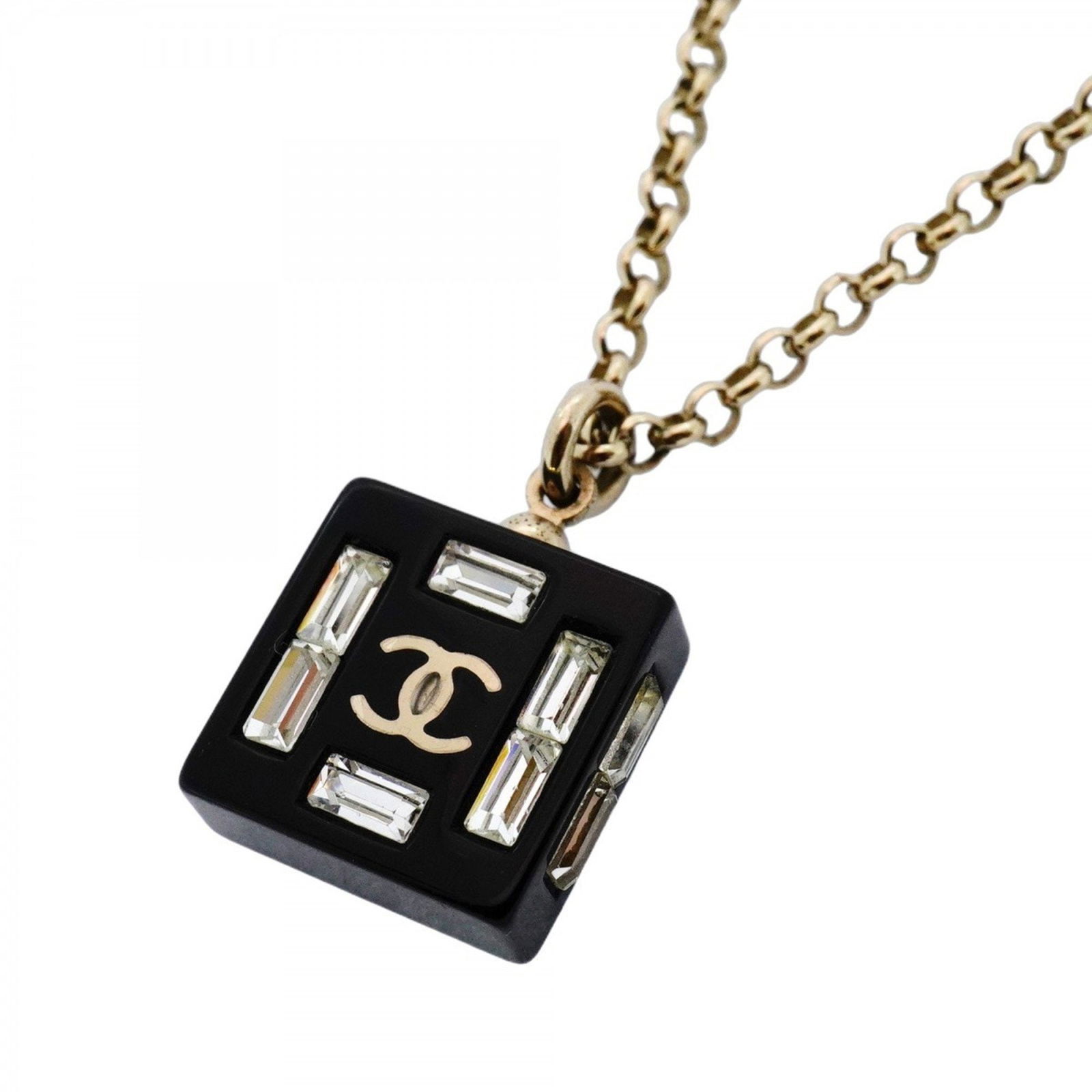 Chanel Coco Mark Square Necklace (1 of 6)