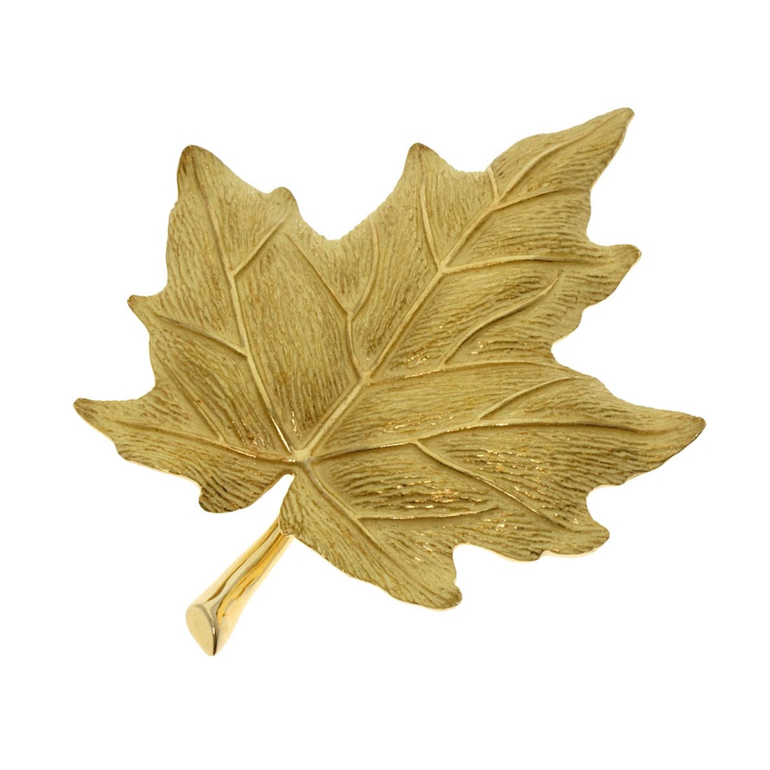 Tiffany&Co. Brooch 18K Yellow Gold Gold Maple Leaf: Gender: Women Brand: TIFFANY&Co. Item: Brooch Model: Maple leaf Gender: Women Color: gold Material: 18K Yellow Gold Weight: 14.3g Accessories: None Size: cm (approx.): inch (approx.): Detailed remarks