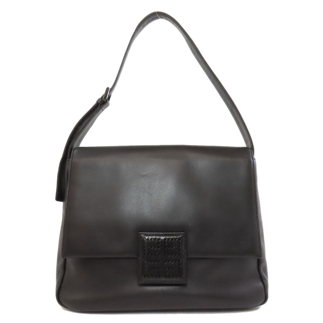 Givenchy Shoulder Bag Leather Black One Belt: Material: Leather Gender: Women Brand: Givenchy Item: Shoulder Bag Model: one belt Gender: Women Color: black Material: leather Accessories: None Size: cm (approx.): W27 x H22 x D9 Shoulder: 64 inch (