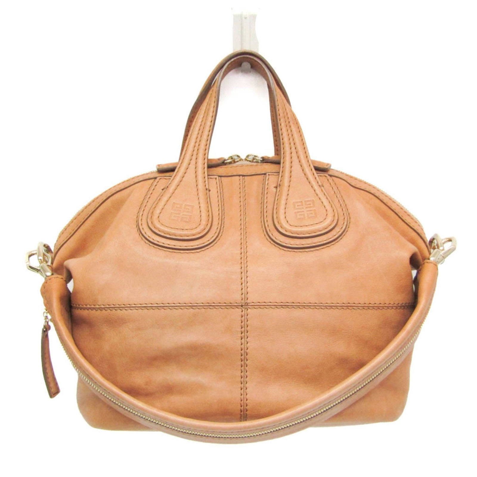 Givenchy Nightingale Women'S Leather Handbag: Brand: Givenchy Type: Handbag, Shoulder Bag Material: Leather Color: Light Brown Gender: Women Size (Hxwxd): 23.5cm x 29cm x 11cm / 9.25'' x 11.41'' x 4.33'' Handle Length: 30cm / 11.81'' Strap Length
