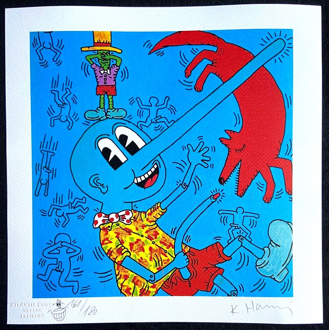 Keith Haring Lithograph Signed Numbered By Hand (1 of 10)