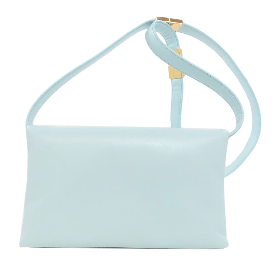 Marni Shoulder Bag Leather Blue Prisma Long Shoulder: Material: Leather Gender: Women Brand: MARNI Item: Shoulder Bag Model: Prisma Long Shoulder Gender: Women Color: blue Material: leather Accessories: None Size: cm (approx.): W22 x H13 x D10 Shoulder: