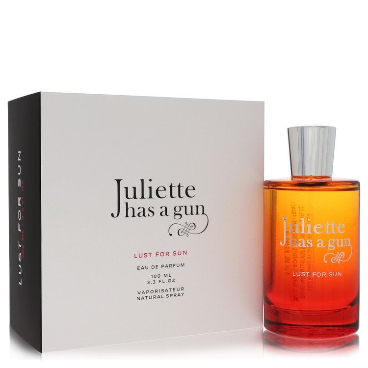 Juliette Has A Gun Lust For Sun Perfume By Juliette Has A Gun Eau De Parfum Spray: Brand: Juliette Has A Gun Size: 3.3 oz Eau De Parfum Spray Grams: 500 Type: Eau De Parfum Spray Fragrance: Perfume for Women Product Disclaimer: Authentic fragrances; some boxes may show shelf wear. W