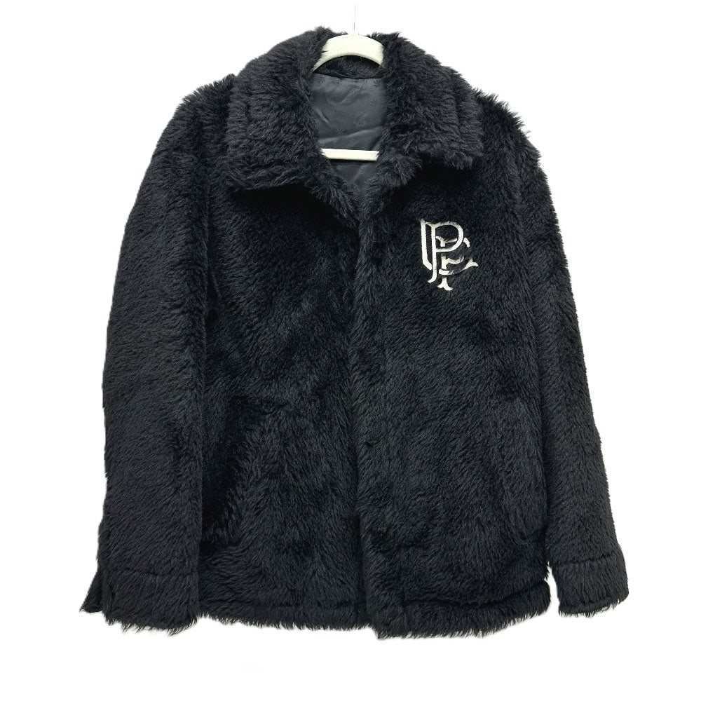 Lucien Pellat-Finet Jacket Alpaca Black Logo S: Gender: Mens Brand: Lucien Pellat-Finet Item: Jacket Model: logo Gender: mens Color: black Material: alpaca Accessories: None Notation Size: S Size: cm (approx.): Shoulder width: 50 Dress length: 76 W