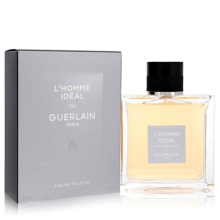 L'Homme Ideal Cologne By Guerlain Eau De Toilette Spray: Brand: Guerlain Size: 3.3 oz Eau De Toilette Spray Grams: 500 Type: Eau De Toilette Spray Fragrance: Cologne for Men Product Disclaimer: Authentic fragrances; some boxes may show shelf wear. We strong