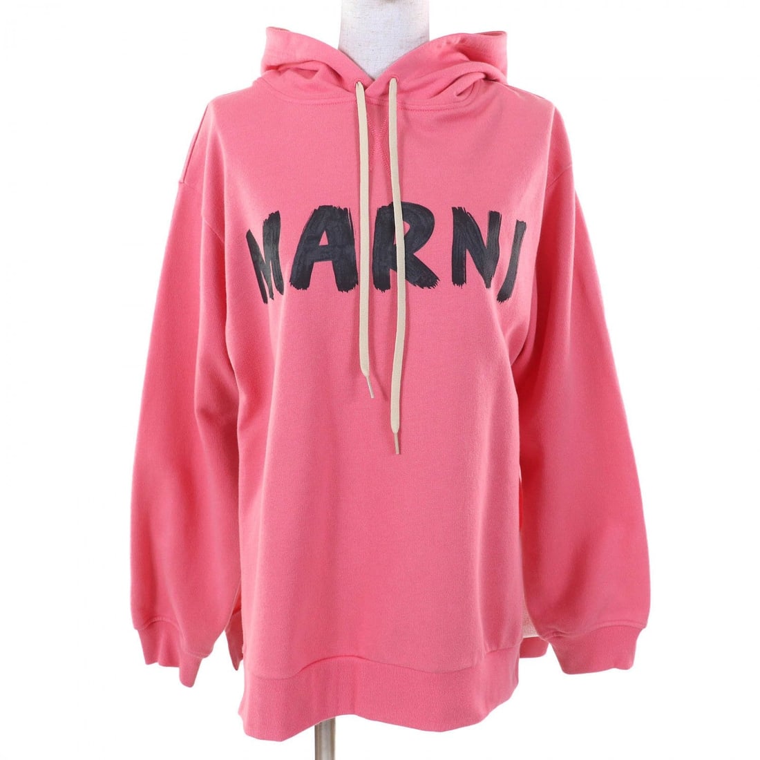 Marni Hoodie Flje0179P1 Cotton Pink 38: Material: Cotton Gender: Women Brand: MARNI Item: Hoodie Gender: Women Color: pink Material: Main: 100% cotton, Main: 100% cotton Accessories: None Notation Size: 38 Size: cm (approx.): Shoulder width