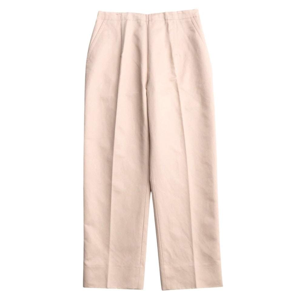 Marni Pants Cotton Beige Type 40: Material: Cotton Gender: Women Brand: MARNI Item: Pants Gender: Women Color: Beige type Material: cotton Accessories: None Notation Size: 40 Size: cm (approx.): Waist: 74 Rise: 32.5 Inseam:< 62.5 Hem-