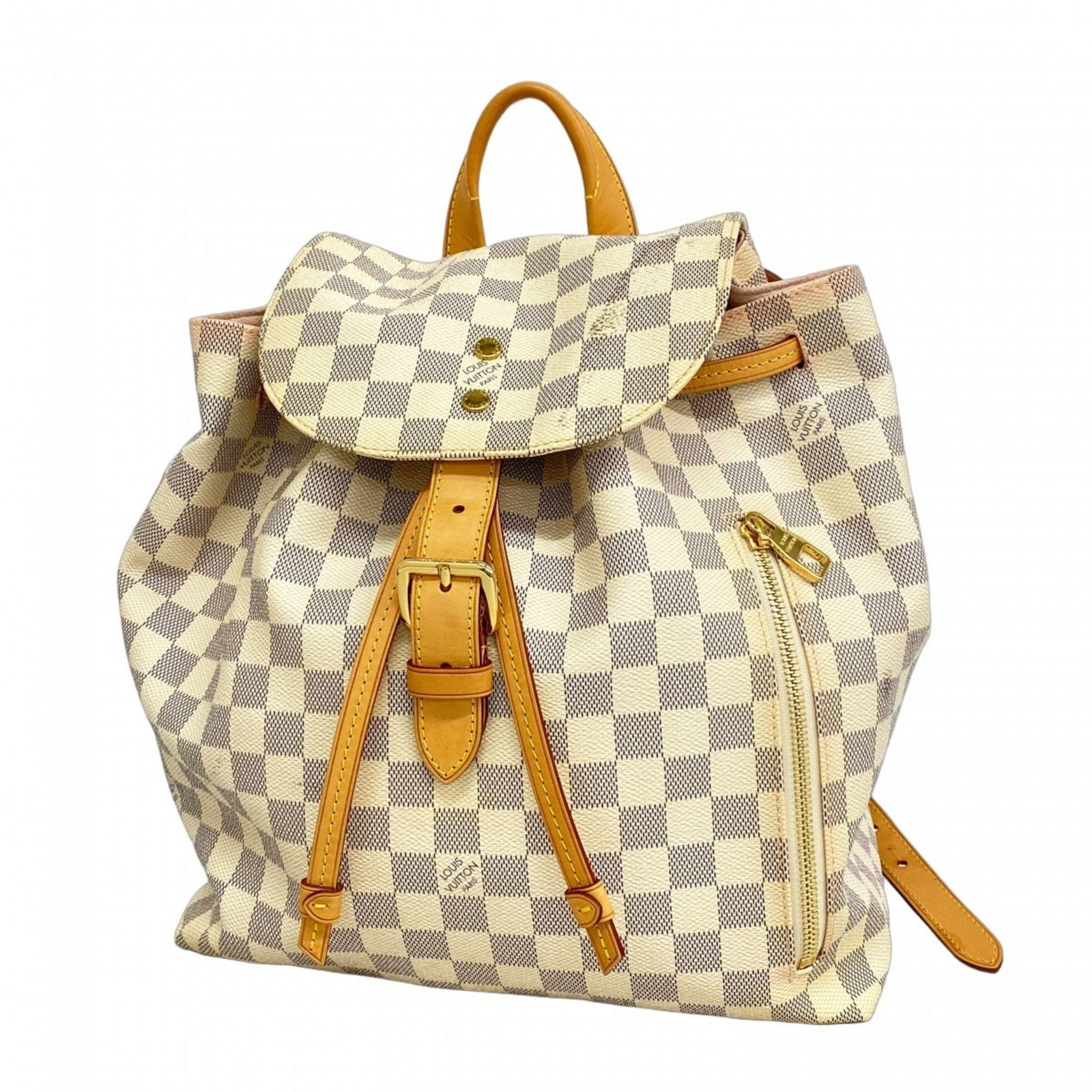 Louis Vuitton Damier Azur Speron Backpack N41578 White (1 of 12)