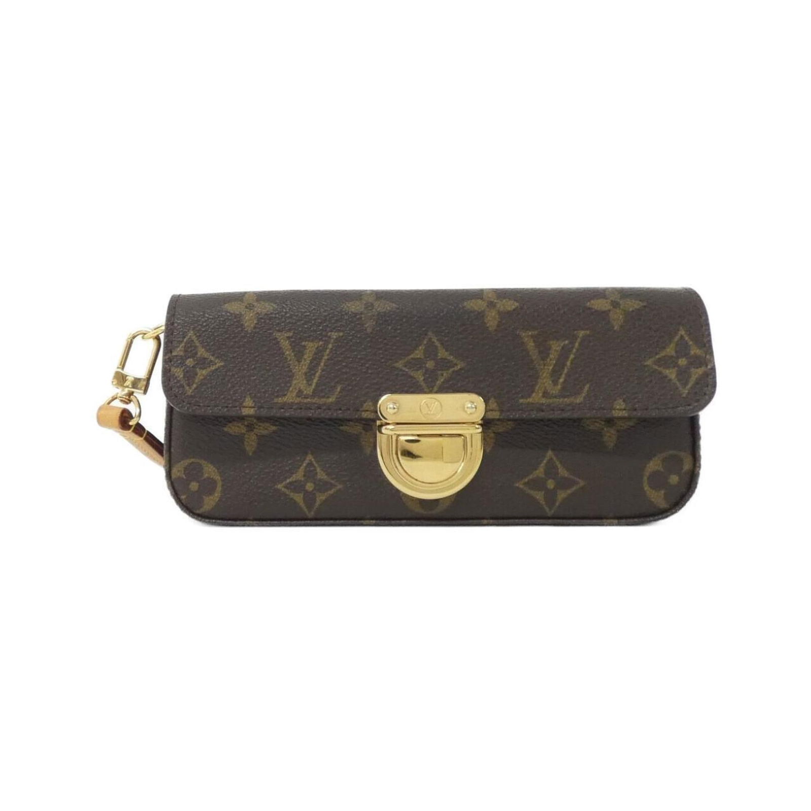 Louis Vuitton Monogram Pochette Lagoon M60008 Glasses Case: Brand: Louis Vuitton Type: Clutch Bag, Pochette Material: Monogram Color: Marron, Monogram Gender: Women Condition: Used (very good), A few traces of usage, some scratches / dirt can be seen but overa