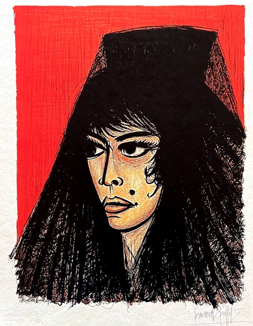 Bernard Buffet Lithograph Approved Coa Signature Op Pen A Numbered In Pencil: Brand: - Sans marque/Generique - Buffet de Bernard '' Carmen " Chromolithographie Imprim en 1986 en 180 spcimens d'Atlantis Verlag, Freiburg 32 x 4o cm Buffet de Bernard signature sur la dalle - COA s