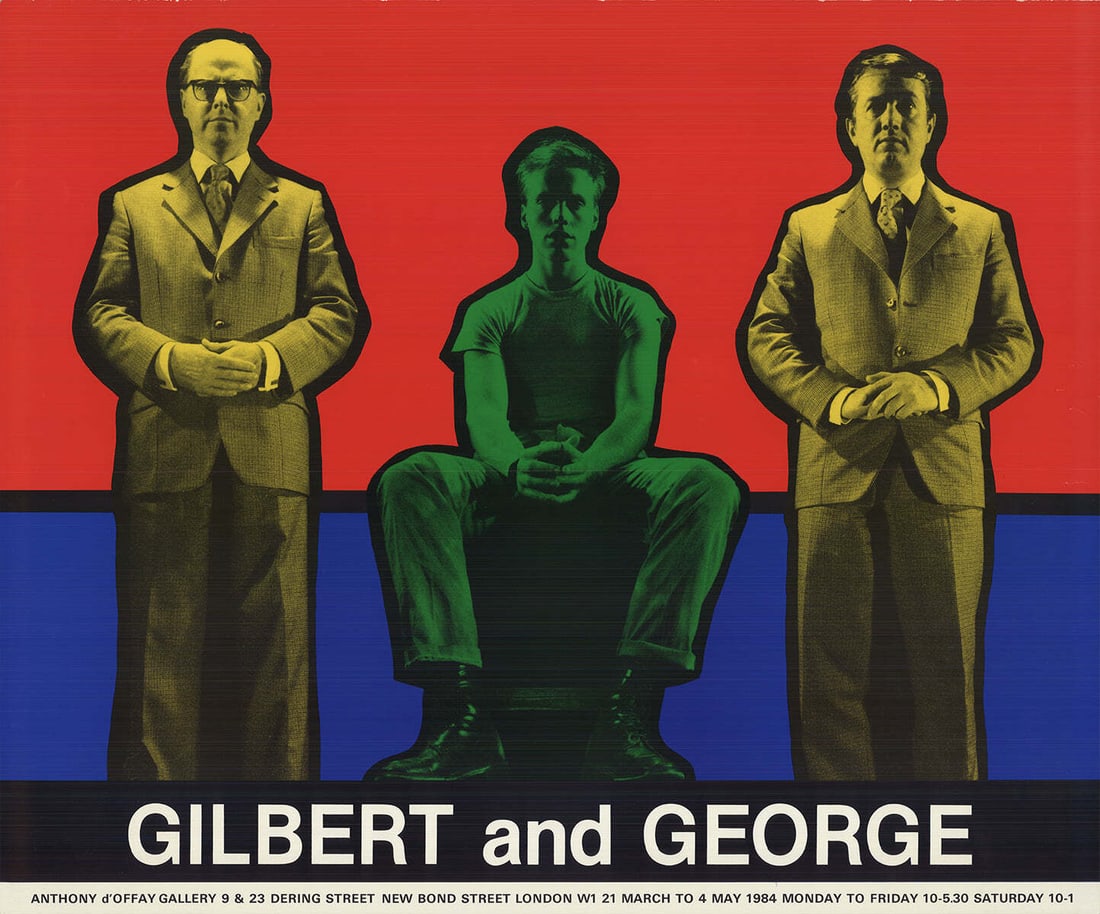 Gilbert & George Anthony D'Offay Gallery " Offset Lithograph (1 of 4)