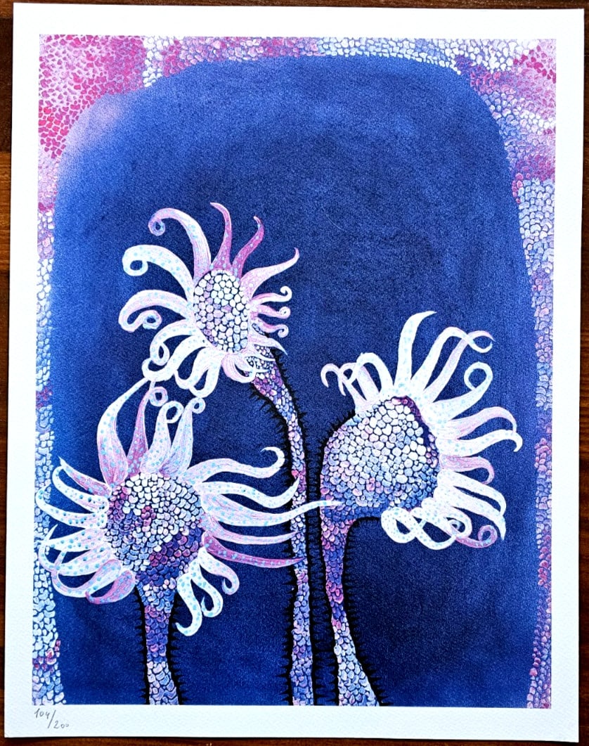 Yayoi Kusama Lithograph Coa (Mori Art Museum) Numbered Limited] (1 of 9)