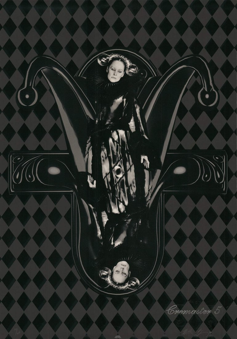 Matthew Barney Cremaster 5 Signed " Serigraph Contemporary Black: Artist: Matthew Barney Brand: Barney Matthew Country/Region Of Origin: USA Exact Year: 1997 Height: 33 Item Height: 33 Item Width: 23.25 Subject: EventsFigures PortraitsPhotographyBlack & White Type: