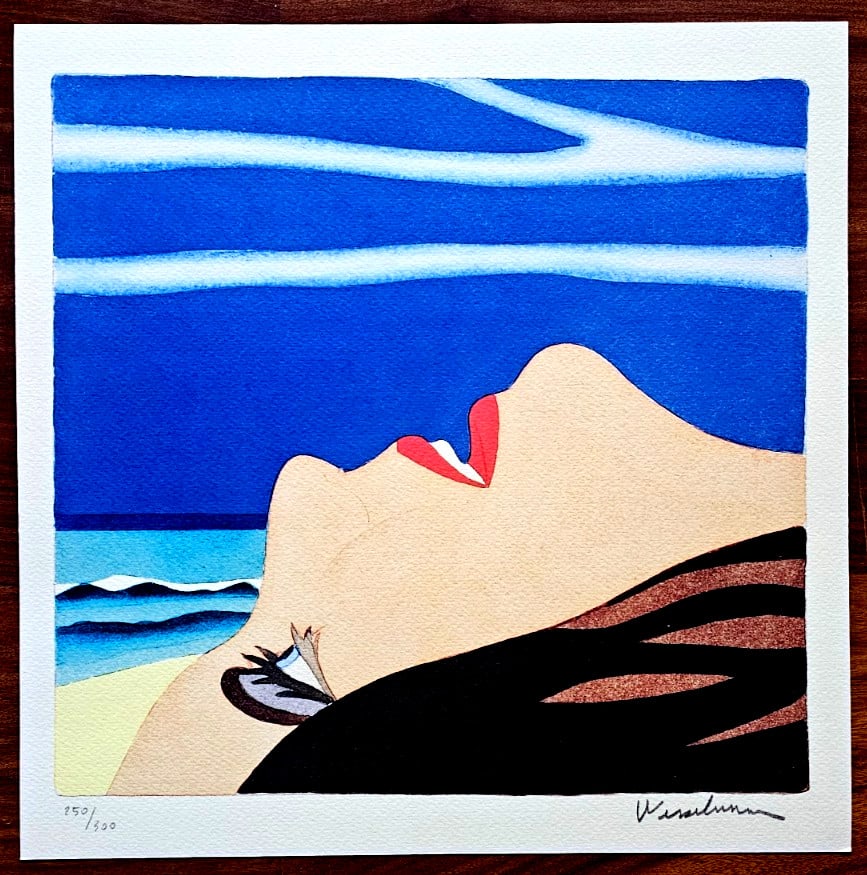 Tom Wesselmann Coa Lithograph Signed Op Numbered In Pencil (1 of 10)