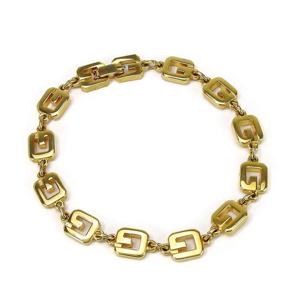 Givenchy Bracelet Metal Gold Women: Gender: Women Brand: Givenchy Item: bracelet Gender: Women Color: gold Material: metal Weight: 15.0g Accessories: None Size: cm (approx.): W0.8 Total Length: 20cm inch (approx.): W0.3 Total Length: 7.