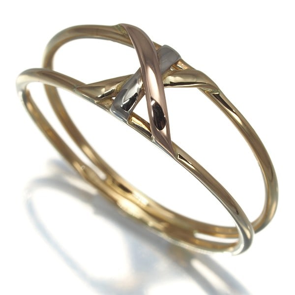 Rare Cartier Ring Vintage Us6.5-6.75 18K 750 Yellow White Rose Gold (1 of 5)