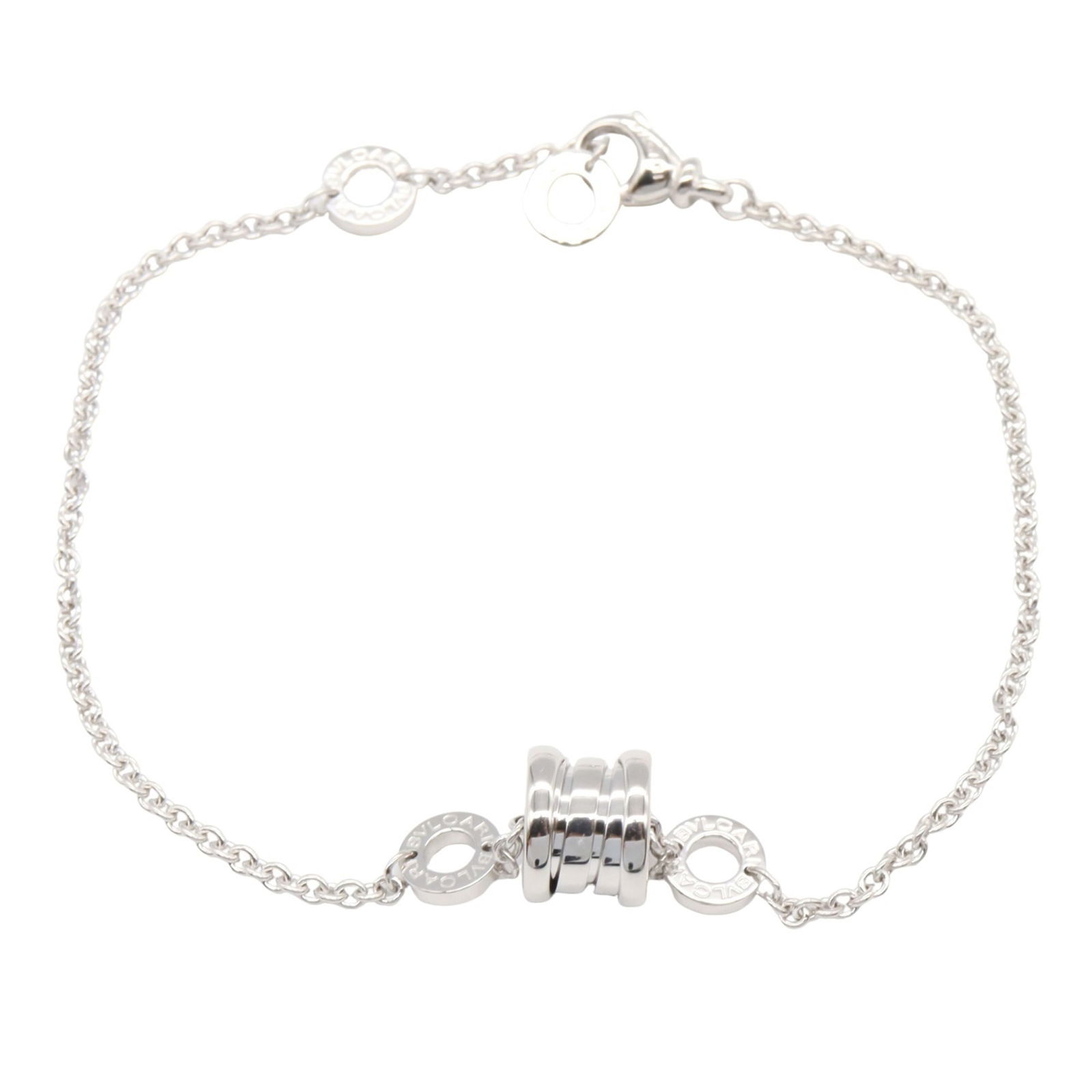 Bvlgari B-Zero1 Element Bracelet: Brand: Bvlgari Type: Charm Bracelet Gender: Men,Women Material: White Gold (18K) Color: Silver Length: 16.5cm - 19cm / 6.49'' - 7.48'' Condition: Used (very good), A few traces of usage, some scratche