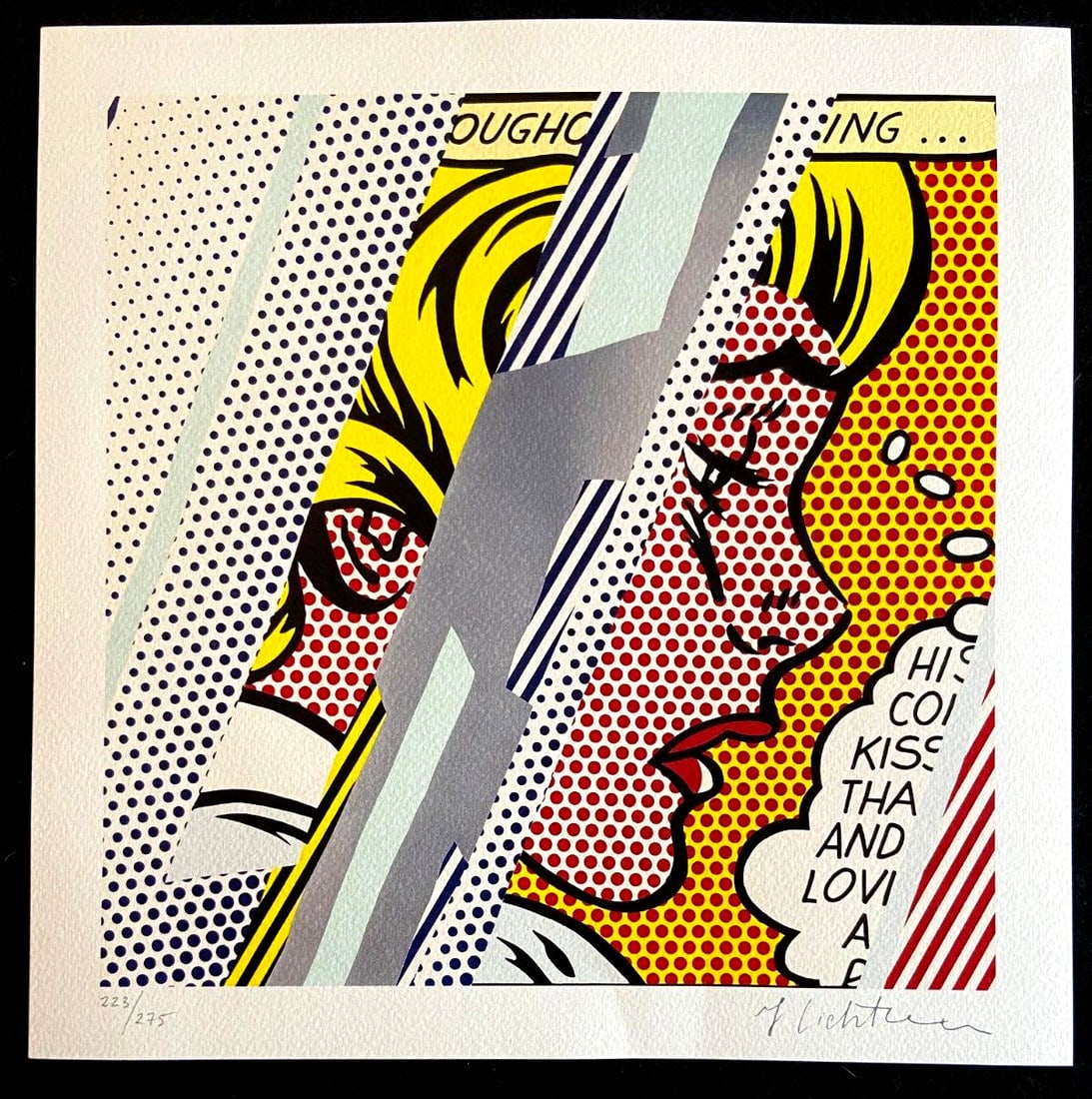 Roy Lichtenstein Lithograph Coa: Brand: Unbranded Roy Lichtenstein Lithograph COA (Jeff Koons. Robert Indiana. Frank. Stella) Roy Lichtenstein "Reflections on girls " Lithograph of an work by Roy Lichtenstein, printed in 1986. 32 x 3