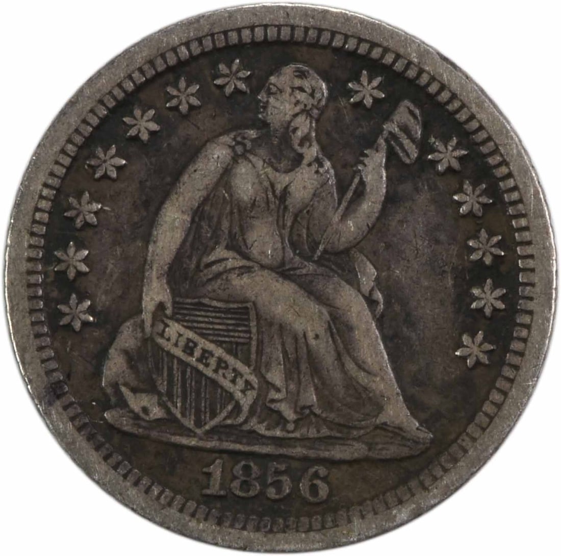 1856-O Liberty Seated Silver Half Dime Ef Uncertified (1 of 2)