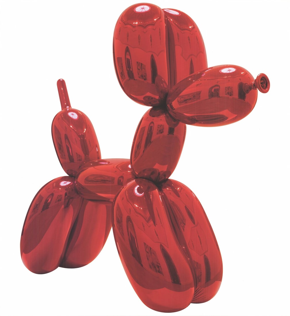 Jeff Koons Balloon Dog (After) " Poster Pop Art Red, White Rubbe: Artist: Jeff Koons Brand: Koons Jeff Country/Region Of Origin: Switzerland Exact Year: 2012 Height: 38 Item Height: 38 Item Width: 35.25 Subject: AnimalsEventsFantasy Type: Offset Lithograph Year Of P