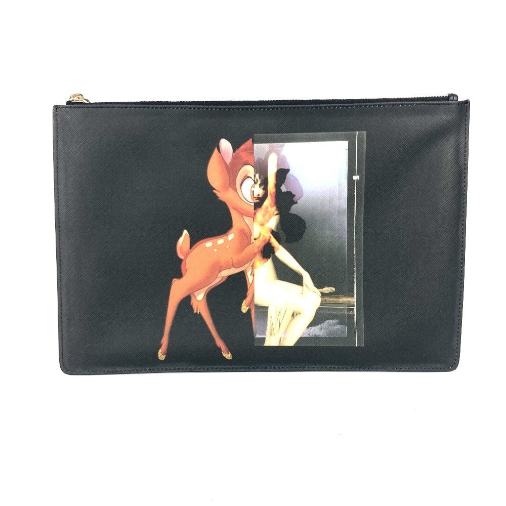 Givenchy Clutch Bag Pvc Black Disney Collaboration Disney Bambi Unisex(Unisex): Gender: Unisex Pattern: Disney collaboration DISNEY Brand: GIVENCHY Item: Clutch bag Model: Bambi Line: Disney collaboration DISNEY Gender: unisex (Unisex) Color: black Material: PVC Accessories: Stor