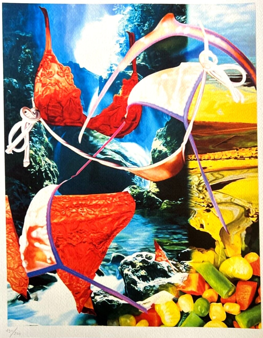 Jeff Koons Lithograph Mori Museum Coa Numbered Limited 200Ex: Brand: Unbranded Jeff Koons "Desert" The Lithograph was printed in 2021 by the Mori Art Museum in 200 numbered copies by hand. The work measures 32 x 40 cm The progressive number could be different fr