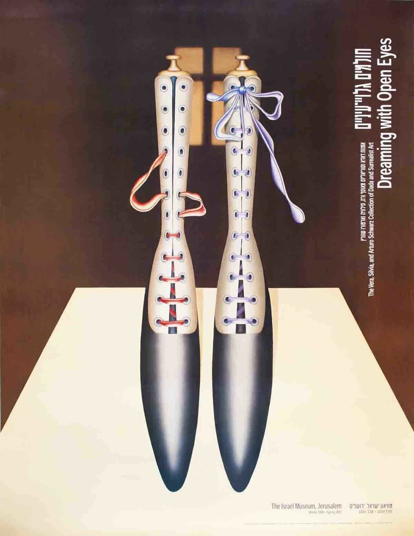 Konrad Klapheck The Night Beauties " Poster Vintage Brown, Ne (1 of 1)