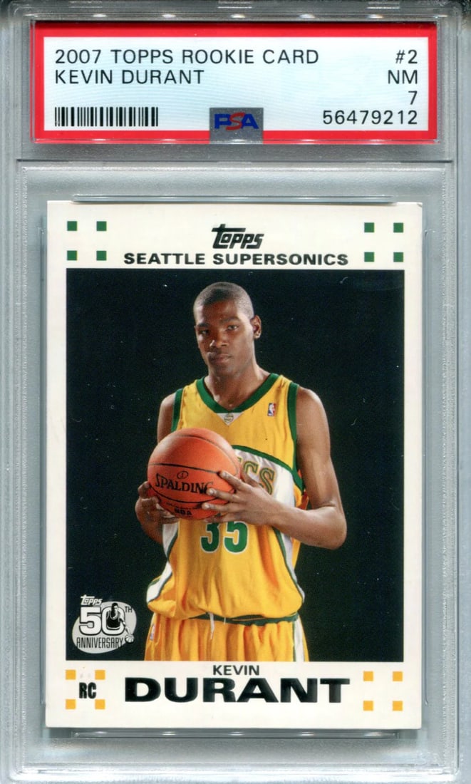 Kevin Durant 2007-08 Topps White Border #112 Psa Nm 7 Card: Brand: Topps Product Disclaimer: Not affiliated with any team or league. Signatures are unverified unless a certificate is stated. For inquiries, please reach out to support@seuyco.com. By registering