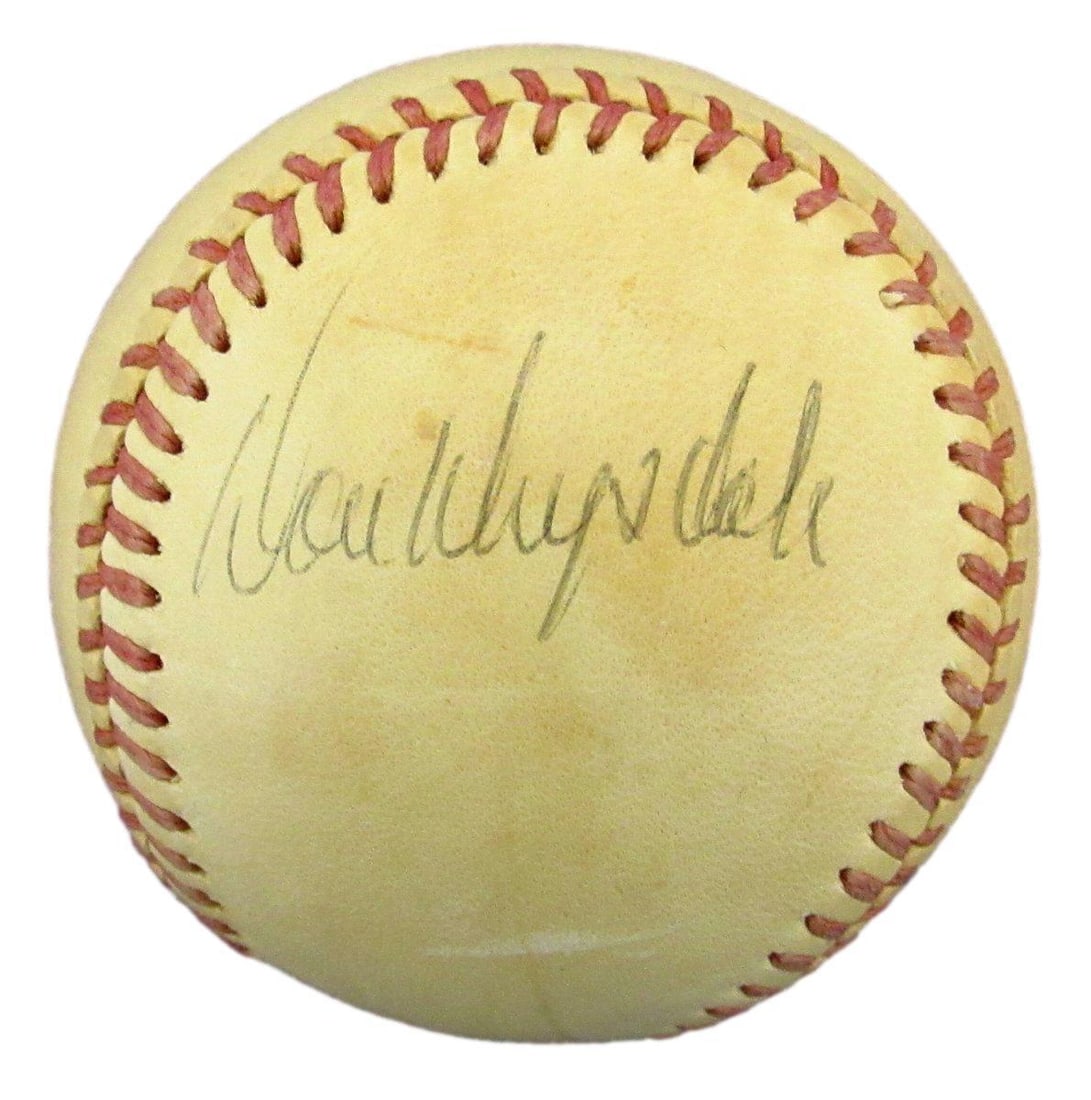 Don Drysdale Hof Signed/Autographed Oal Baseball Dodgers Psa/Dna 192735 (1 of 3)