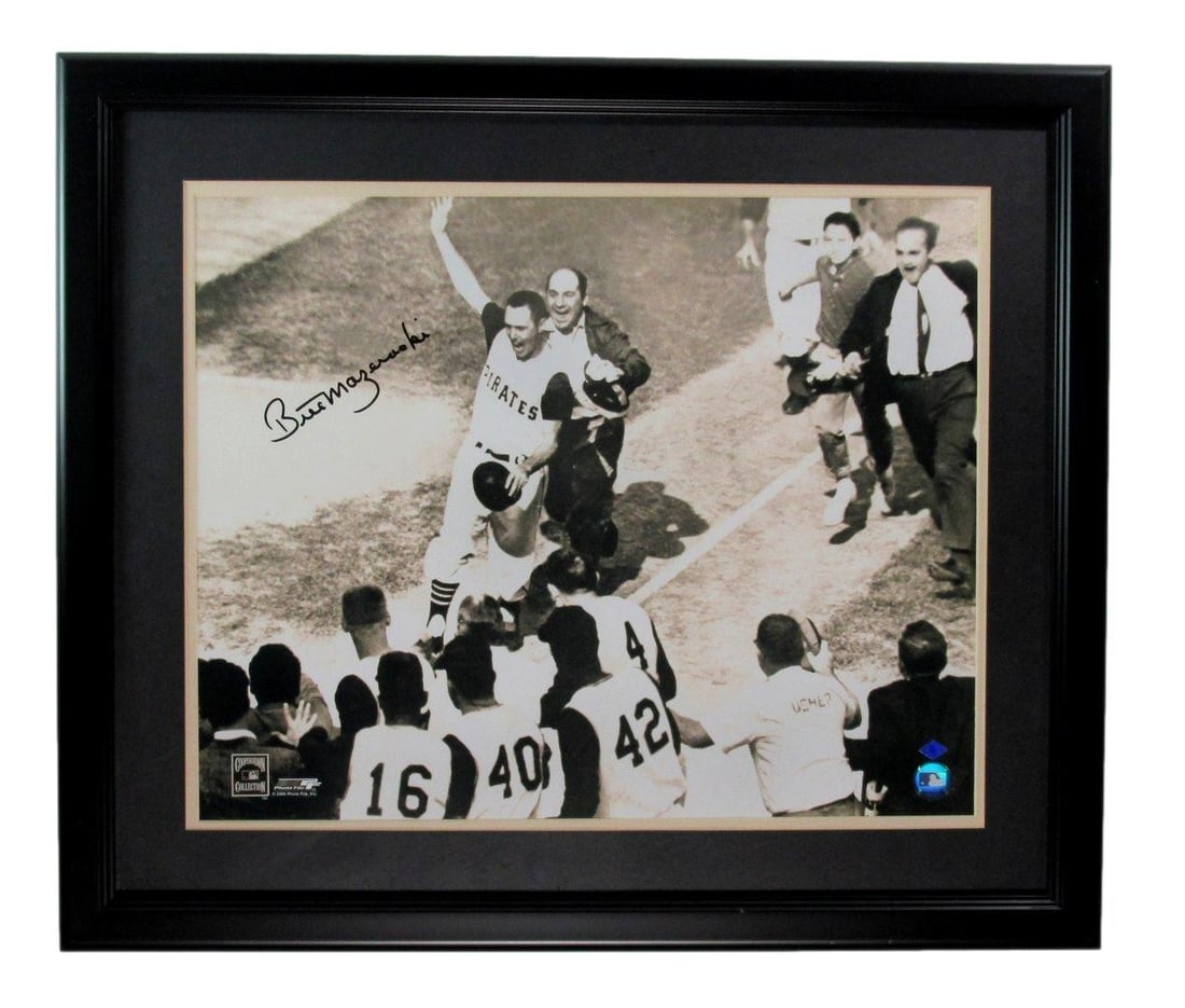 Bill Mazeroski Pirates Signed 16X20 Photo Walk-Off Hr Framed Bc Sports 198144 (1 of 3)