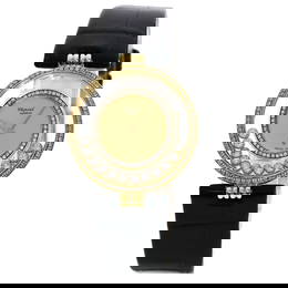 Chopard Watches Quartz 18K Yellow Gold Gold Happy Diamond Champagne Gold Dial