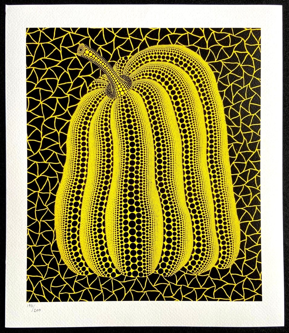Yayoi Kusama Lithograph Mori Art Museum Coa Rare: Brand: Unbranded Yayoi Kusama Lithograph Mori Art Museum COA Rare [Jeff Koons] Yayoi Kusama "Pumpkin" The Lithograph was printed in 2011 by the Mori Art Museum in 200 numbered copies by hand. The work