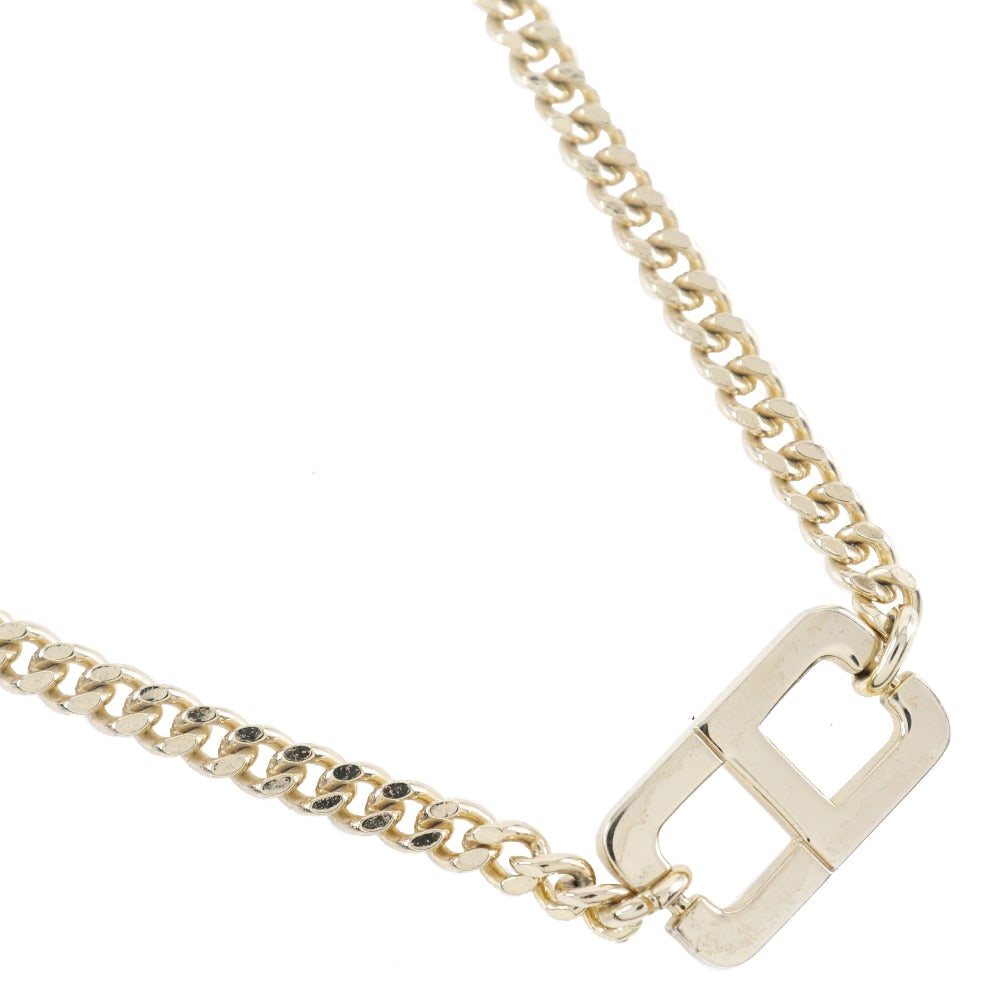 Christian Dior Necklace Plated Gold Gold Cd Logo Bure Rubbed T-Set Women: Material: GP Gender: Women Pattern: CD logo Brand: Christian Dior Item: Necklace Model: Bure Rubbed t-set Line: CD logo Gender: Women Color: gold Material: Plated Gold Weight: 21.1g Accessories: Stora