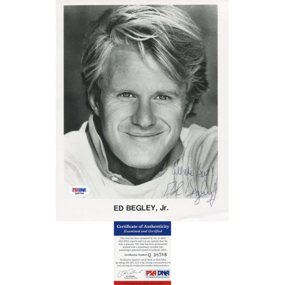 Ed Begley Jr Autographed 8X10 Photo: Edward James Ed Begley Jr (born September 16 1949) is an American actor and environmentalist Begley has appeared in hundreds of films television shows and stage performances He is best known for his r