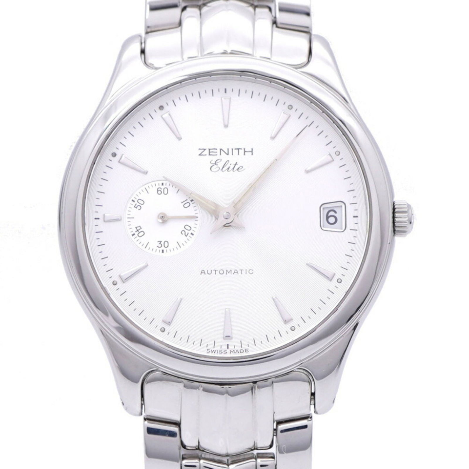 Zenith Class Elite 02.0040.680 Automatic Watch Stainless Steel Silver Dial 1438Zenith: Brand: Zenith Type: Wristwatch Gender: Men Material (Case): Stainless Steel Material (Band): Stainless Steel Case Diameter: 35mm / 1.38'' Wrist Size: 19.5cm / 7.67'' Condition: Used (very good), A few